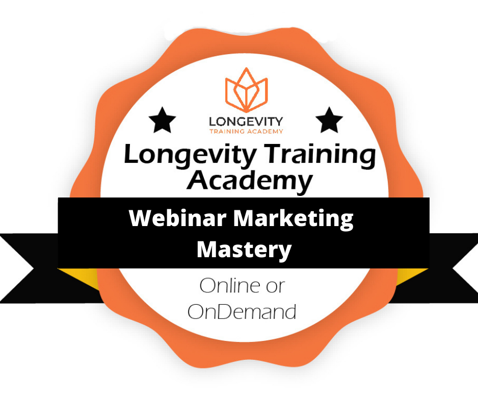Webinar Marketing for longevity or wellness company