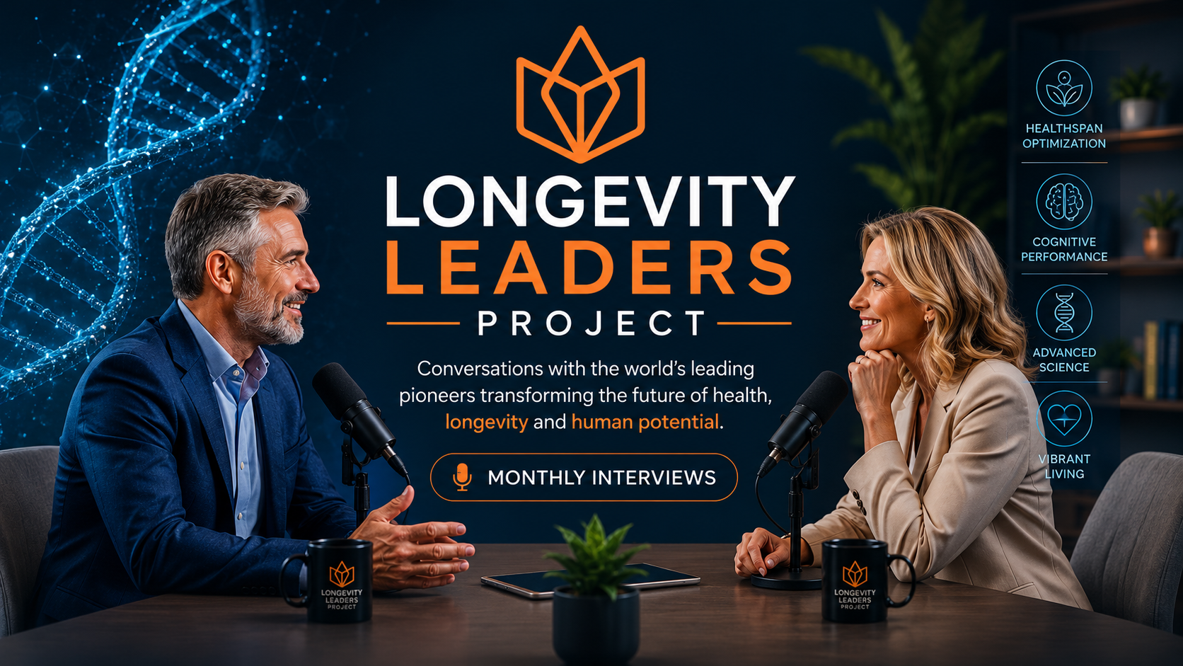 Longevity Leaders Project Logo Longevity Leaders Project by the Longevity Academy