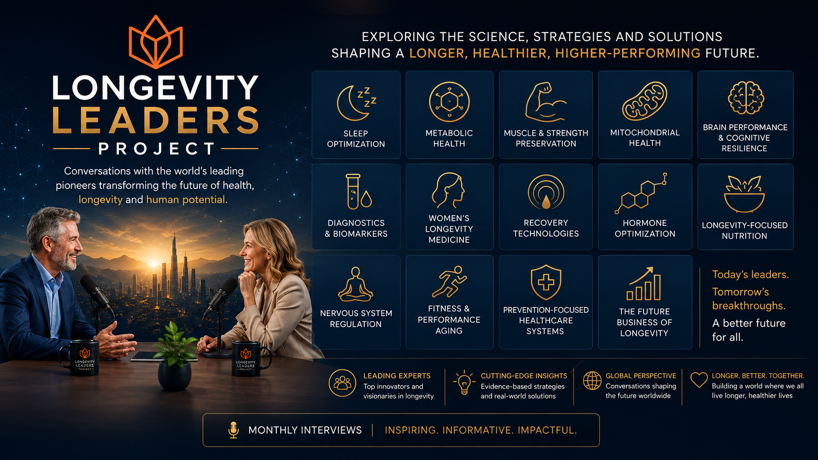 Longevity Leaders Project topics Richard Diamond longevity expert